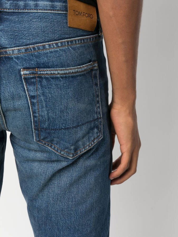 TOM FORD Slim-fit jeans Blauw
