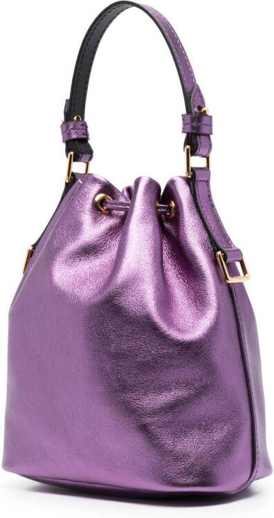 TOM FORD Disco kleine bucket-tas Paars