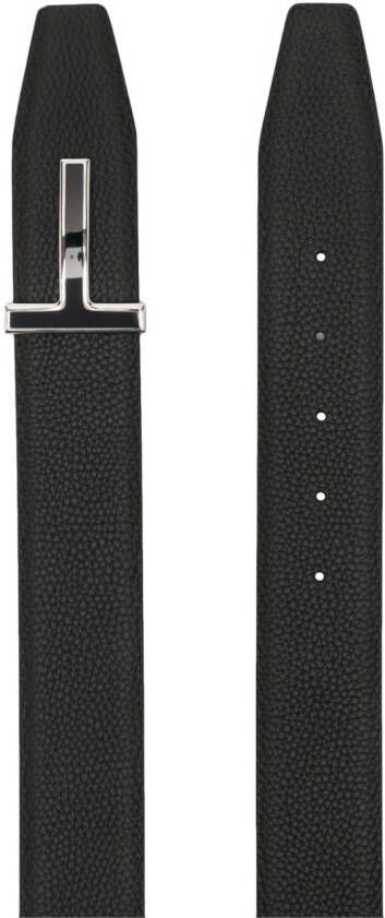 TOM FORD Leren riem Zwart