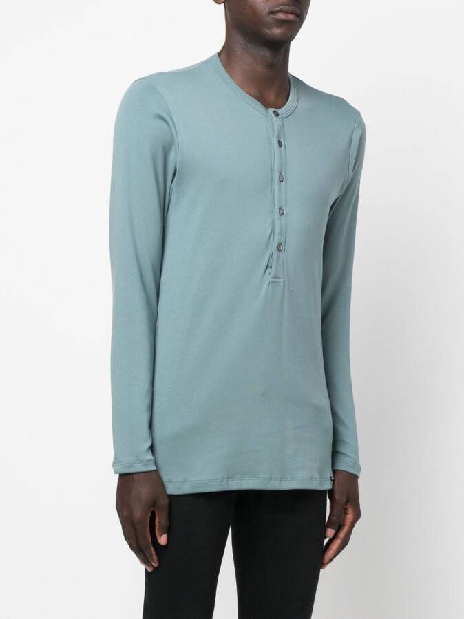 TOM FORD T-shirt met lange mouwen Blauw