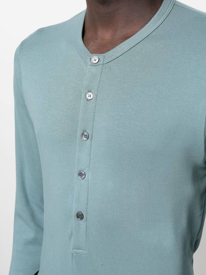 TOM FORD T-shirt met lange mouwen Blauw