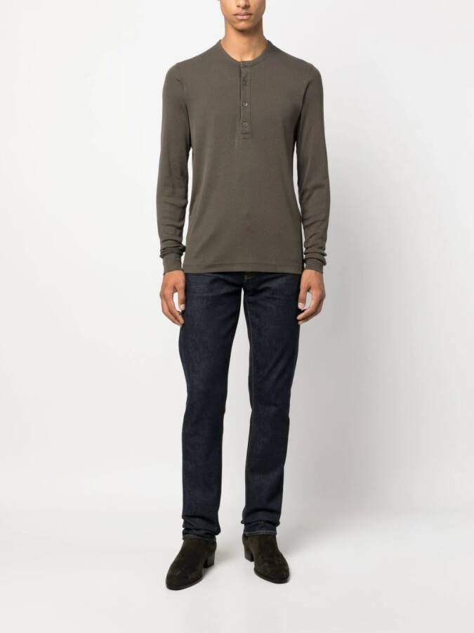 TOM FORD T-shirt met lange mouwen Bruin
