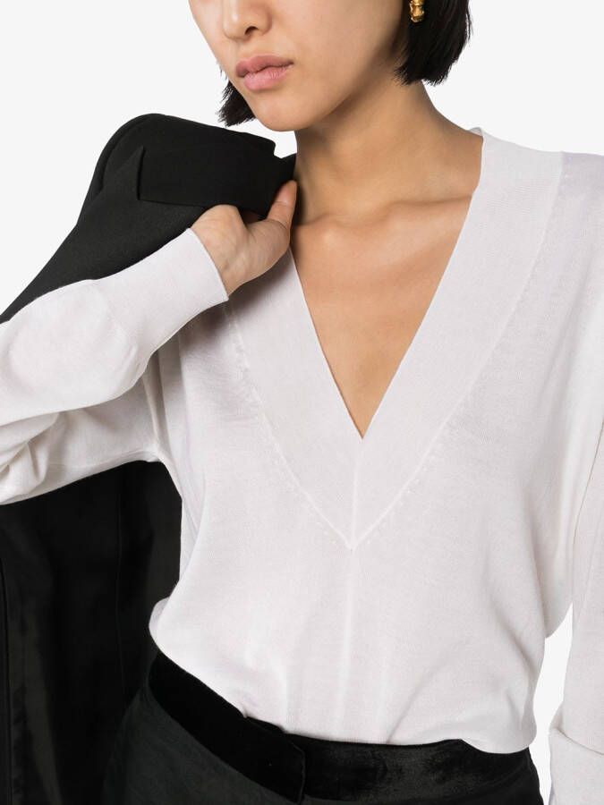 TOM FORD Trui met V-hals Wit