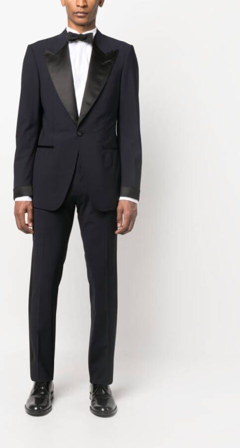 TOM FORD Pak met enkele rij knopen Blauw