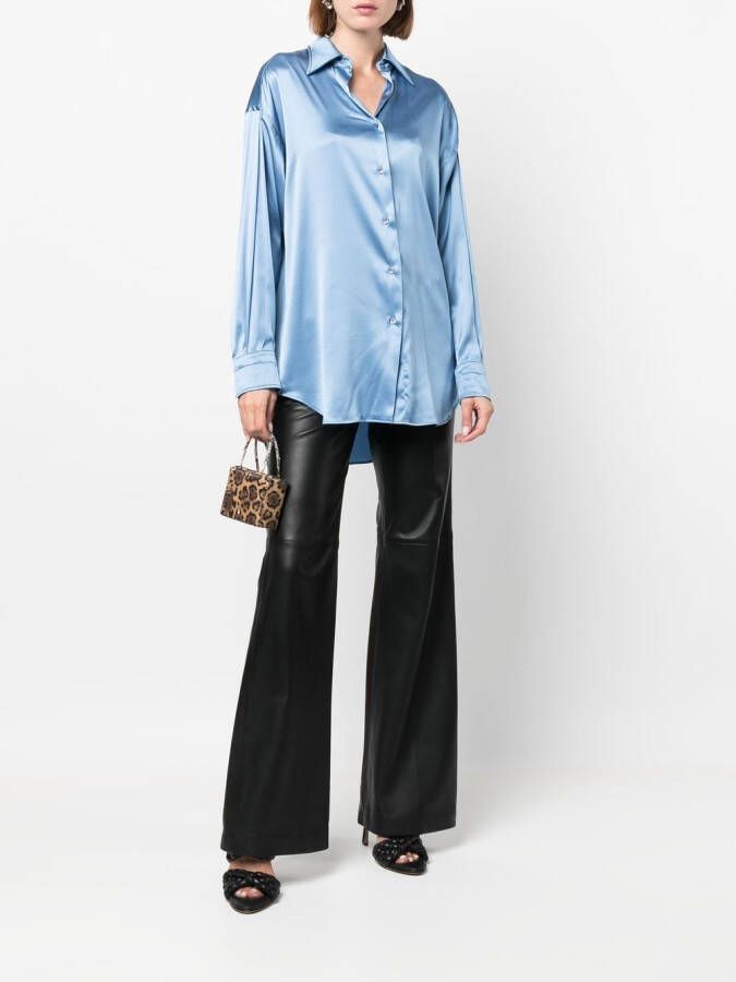 TOM FORD Zijden blouse Blauw