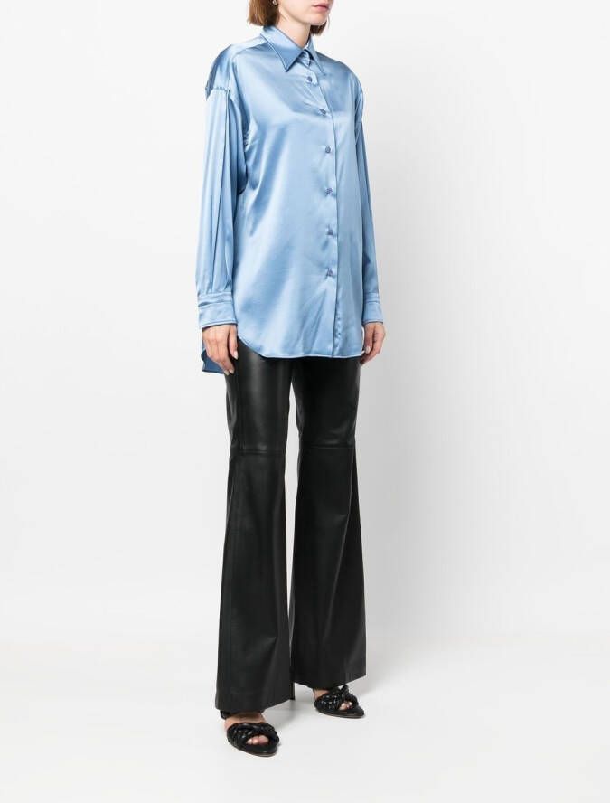 TOM FORD Zijden blouse Blauw