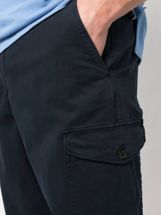 Tommy Hilfiger Broek met cargo zak Blauw