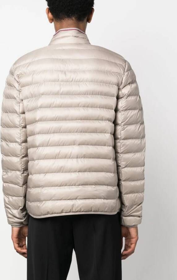 Tommy Hilfiger Donsjack met logopatch Beige