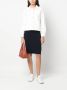 Tommy Hilfiger Gebreide kokerrok Blauw - Thumbnail 2