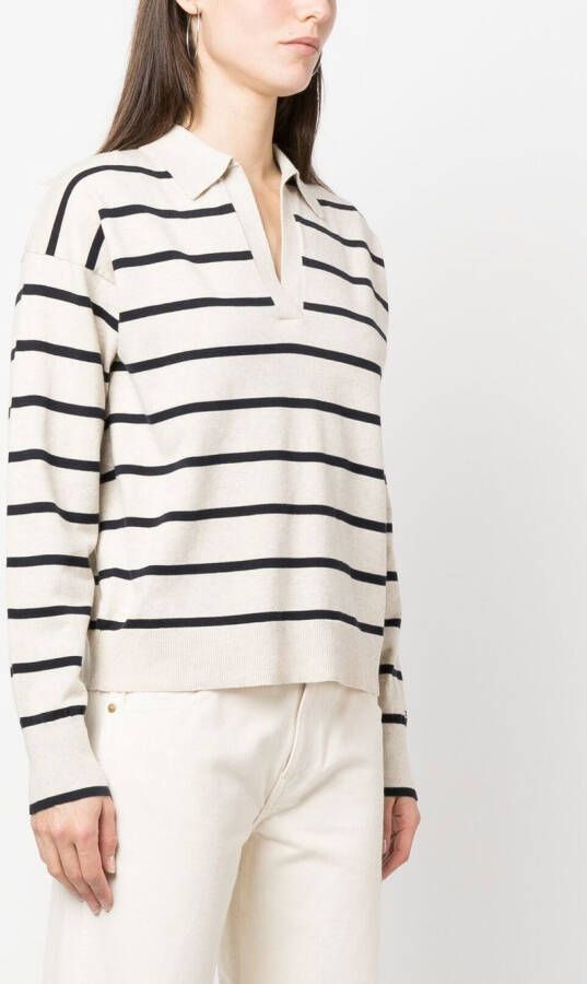 Tommy Hilfiger Gestreepte trui Beige