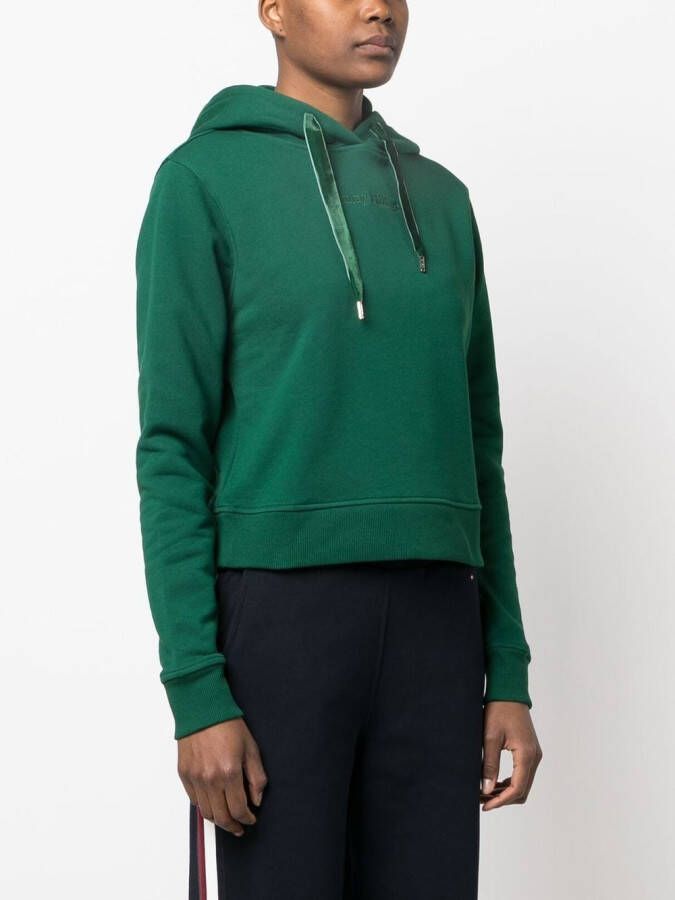 Tommy Hilfiger Hoodie met geborduurd logo Groen