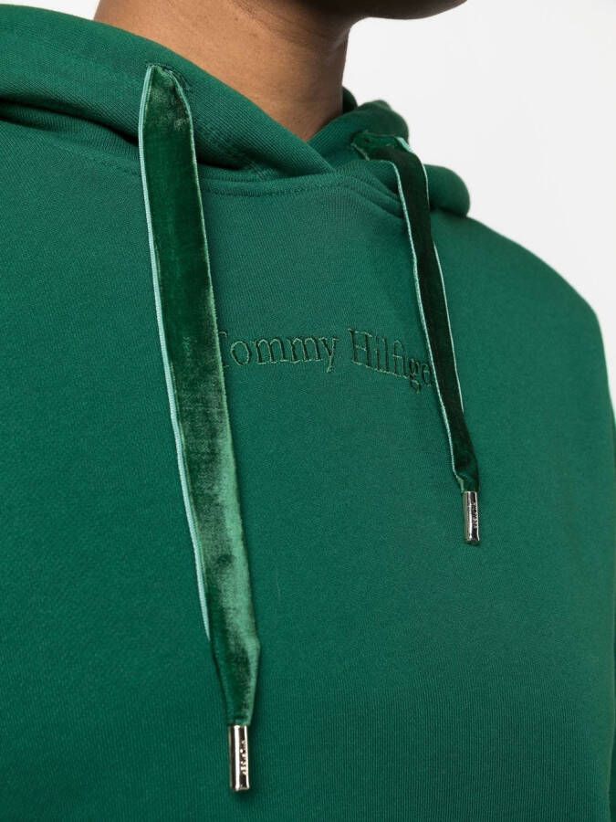 Tommy Hilfiger Hoodie met geborduurd logo Groen