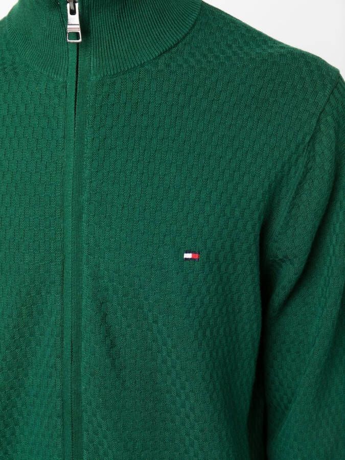 Tommy Hilfiger Jack met rits Groen