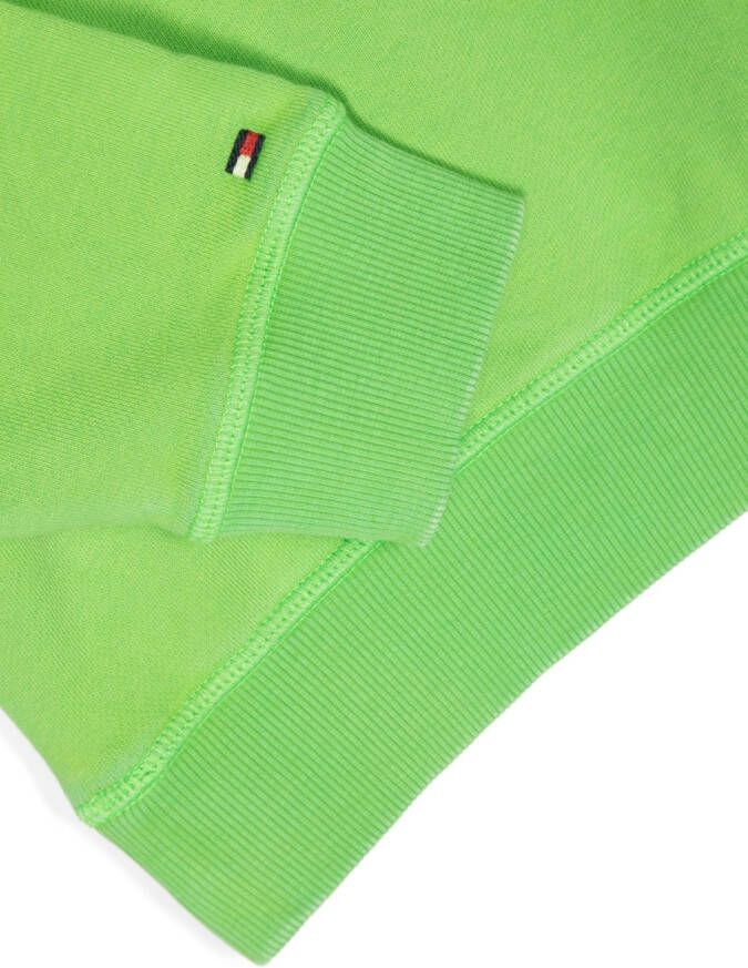 Tommy Hilfiger Junior Hoodie met borduurwerk Groen