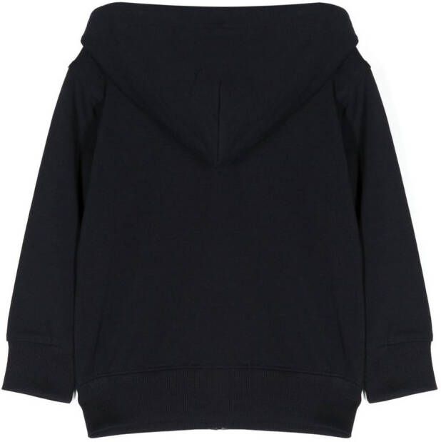 Tommy Hilfiger Junior Hoodie met geborduurd logo Blauw