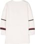 Tommy Hilfiger Junior Gestreepte sweaterjurk Wit - Thumbnail 2