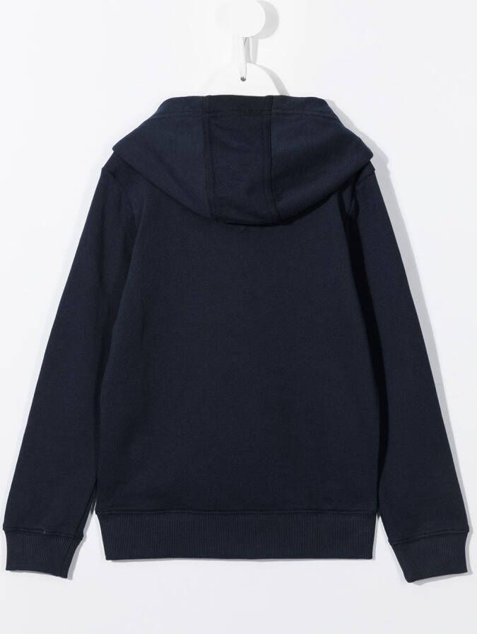 Tommy Hilfiger Junior Hoodie met logoprint Blauw