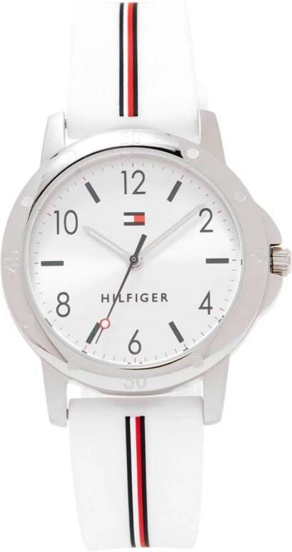 Tommy Hilfiger Junior Horloge van roestvrij staal Wit