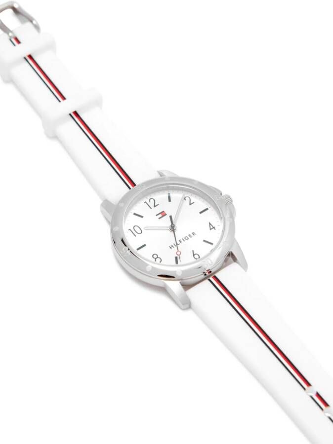 Tommy Hilfiger Junior Horloge van roestvrij staal Wit