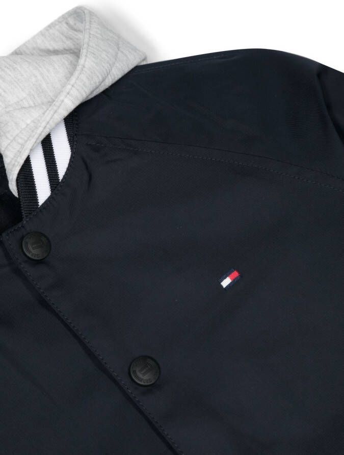 Tommy Hilfiger Junior Jack met capuchon Blauw
