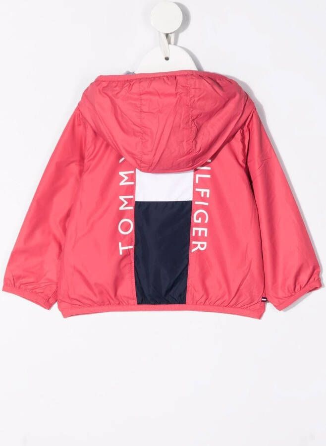 Tommy Hilfiger Junior Jack met logoprint Roze