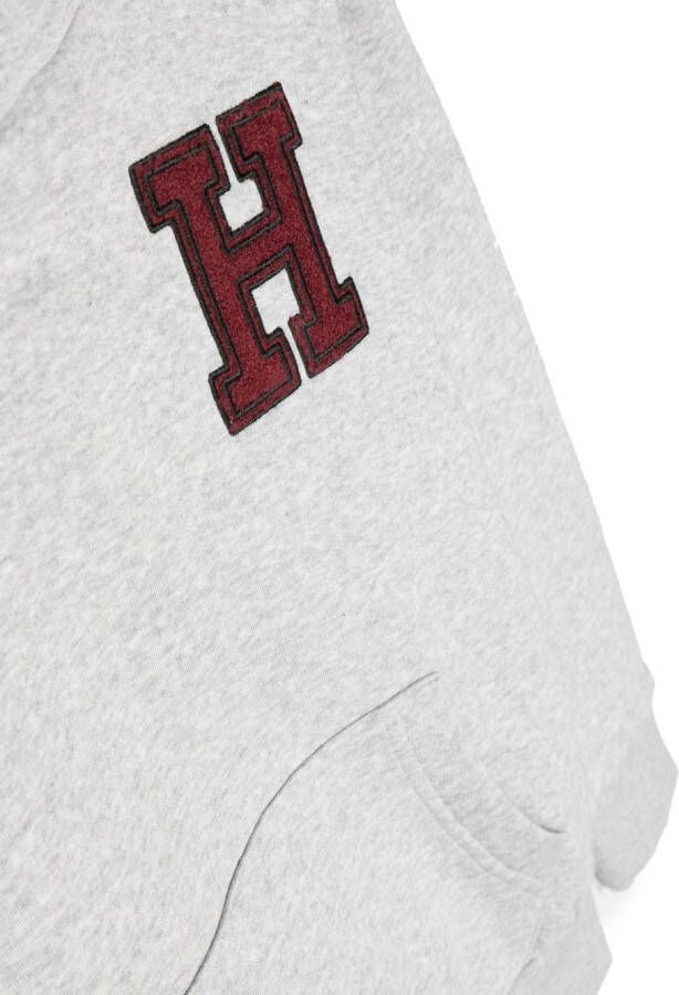 Tommy Hilfiger Junior Hoodie met patch Grijs