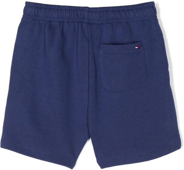 Tommy Hilfiger Junior Trainingsshorts van katoenmix Blauw
