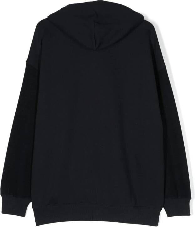 Tommy Hilfiger Junior Hoodie met logoprint Blauw