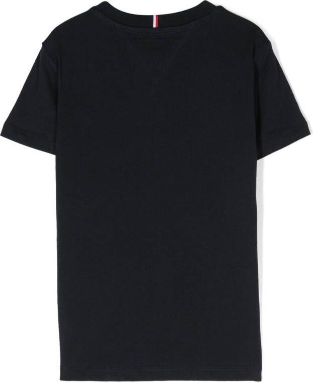 Tommy Hilfiger Junior T-shirt met logoprint Blauw