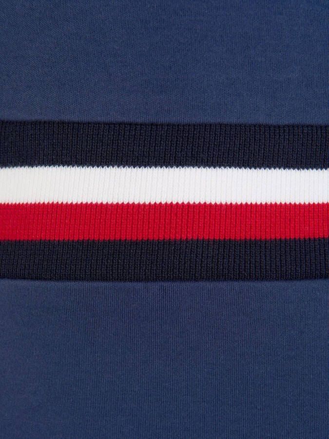 Tommy Hilfiger Junior Sweaterjurk met logostreep Blauw