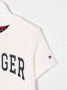 Tommy Hilfiger Junior T-shirt met geborduurd logo Wit - Thumbnail 3