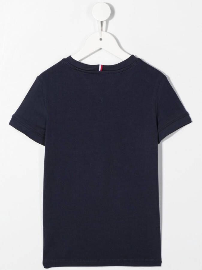 Tommy Hilfiger Junior T-shirt met logo Blauw