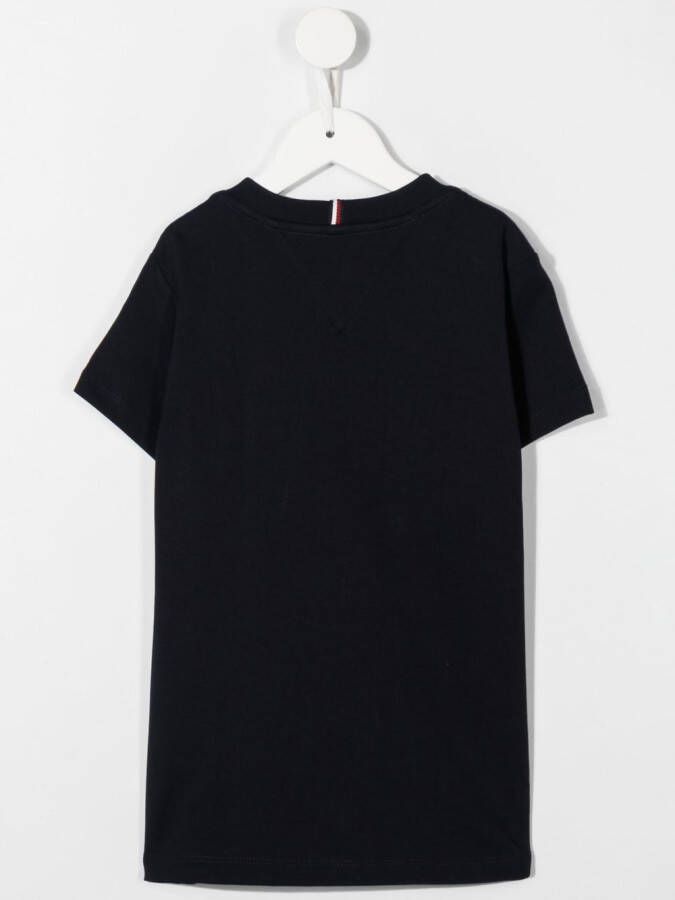 Tommy Hilfiger Junior T-shirt met logopatch Blauw