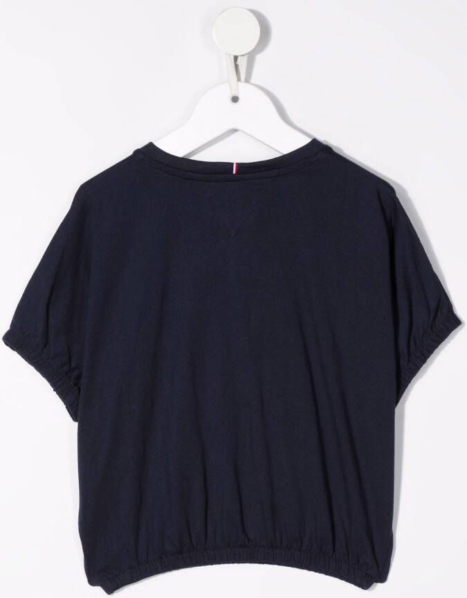 Tommy Hilfiger Junior T-shirt met logoprint Blauw
