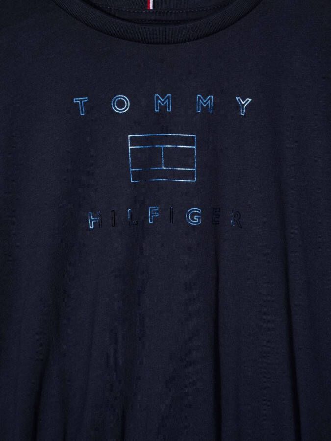 Tommy Hilfiger Junior T-shirt met logoprint Blauw