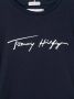 Tommy Hilfiger Junior T-shirtjurk met logoprint Blauw - Thumbnail 3