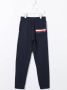 Tommy Hilfiger Junior Trainingsbroek met trekkoord Blauw - Thumbnail 2