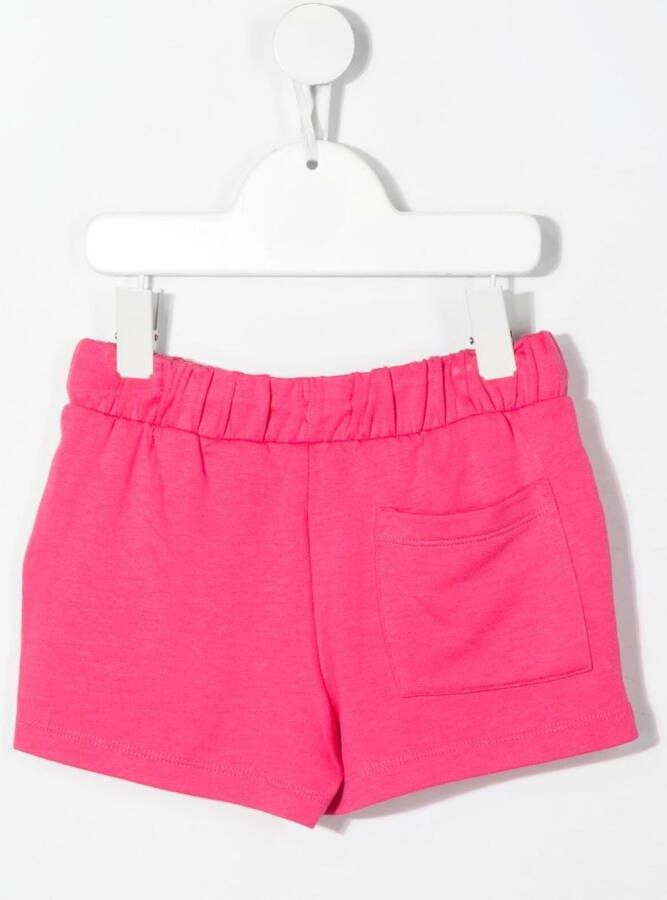 Tommy Hilfiger Junior Trainingsshorts met geborduurd logo Roze