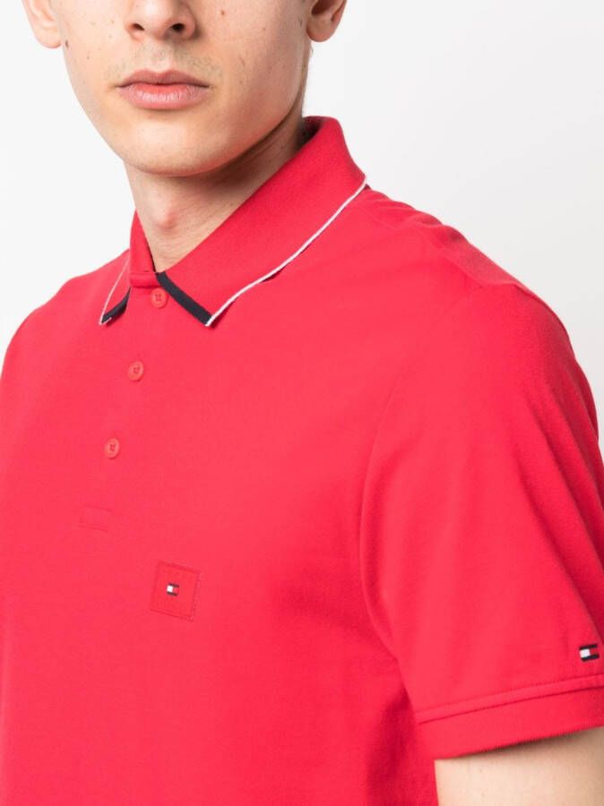 Tommy Hilfiger Poloshirt met logopatch Rood