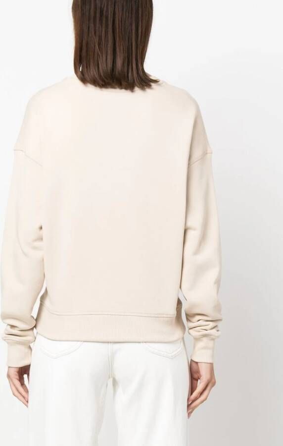 Tommy Hilfiger Sweater met logoprint Beige