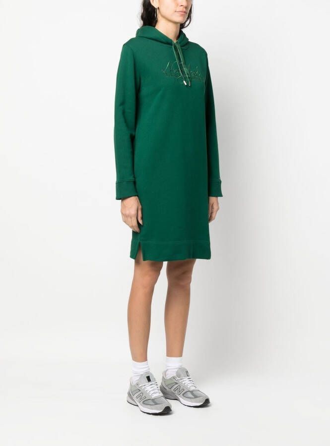 Tommy Hilfiger Midi-jurk met capuchon Groen