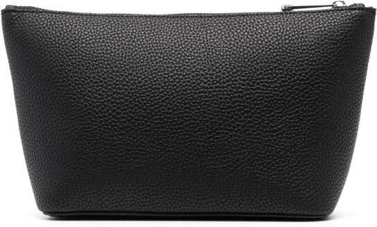 Tommy Hilfiger Make-up tas met monogramplakkaat Zwart
