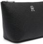 Tommy Hilfiger Make-up tas met monogramplakkaat Zwart - Thumbnail 3