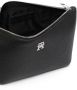 Tommy Hilfiger Make-up tas met monogramplakkaat Zwart - Thumbnail 4