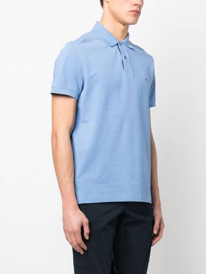 Tommy Hilfiger Poloshirt met geborduurd logo Blauw