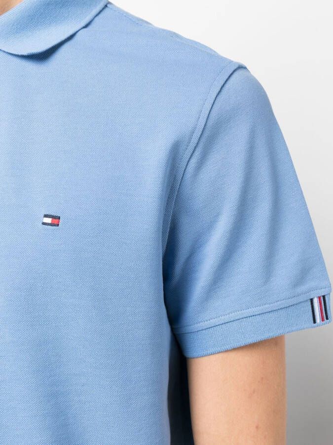 Tommy Hilfiger Poloshirt met geborduurd logo Blauw