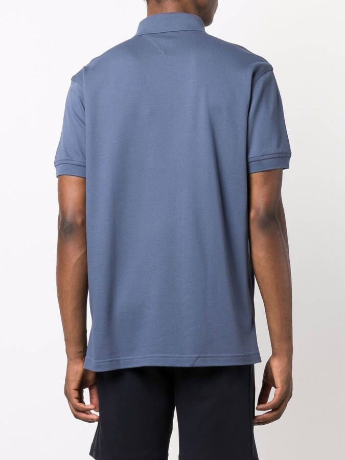 Tommy Hilfiger Poloshirt met geborduurd logo Blauw