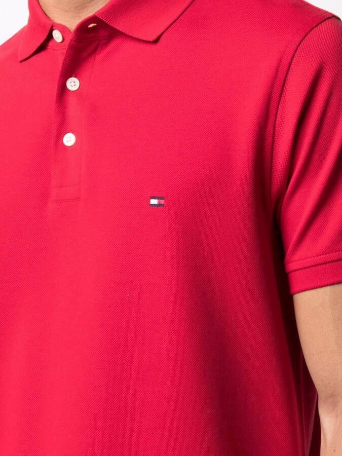 Tommy Hilfiger Poloshirt met geborduurd logo Rood
