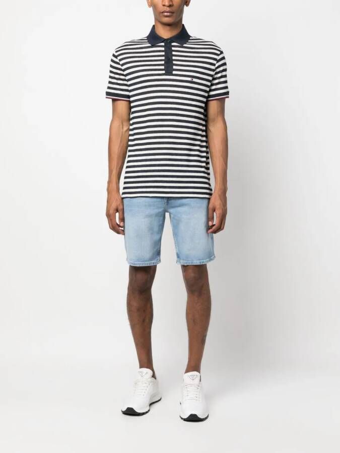 Tommy Hilfiger Poloshirt met logopatch Wit