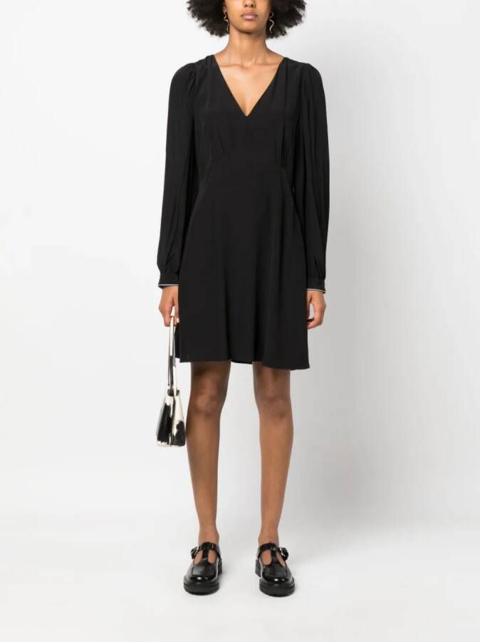 Tommy Hilfiger Flared jurk Zwart